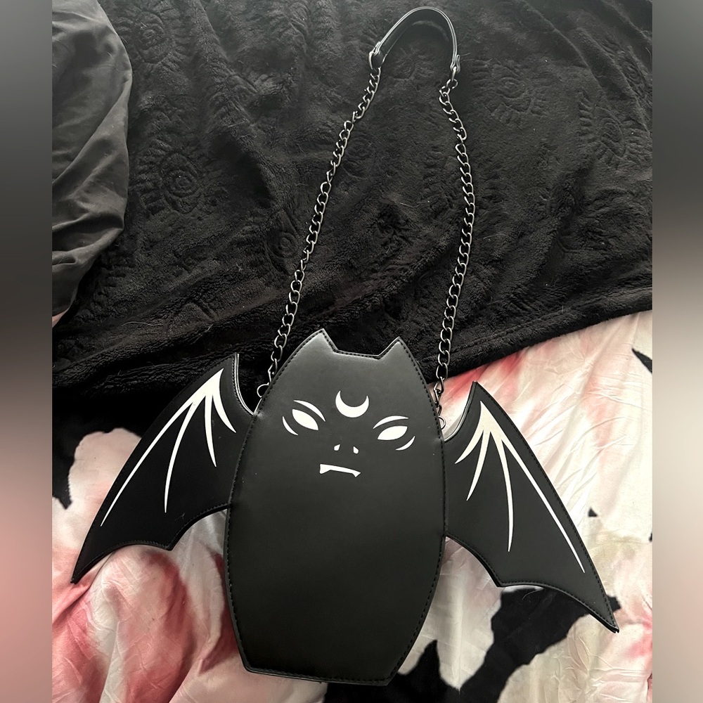 Killstar Grumpy Bat Purse